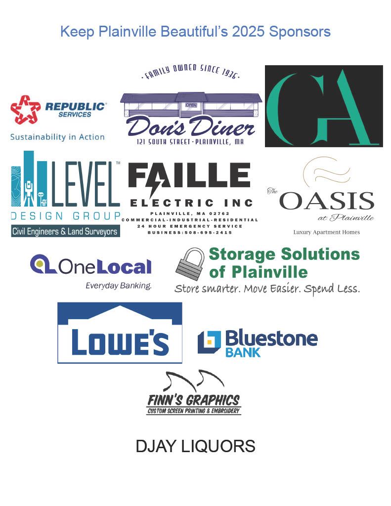 Thank you to our 2025 Keep Plainville Beautiful Sponsors